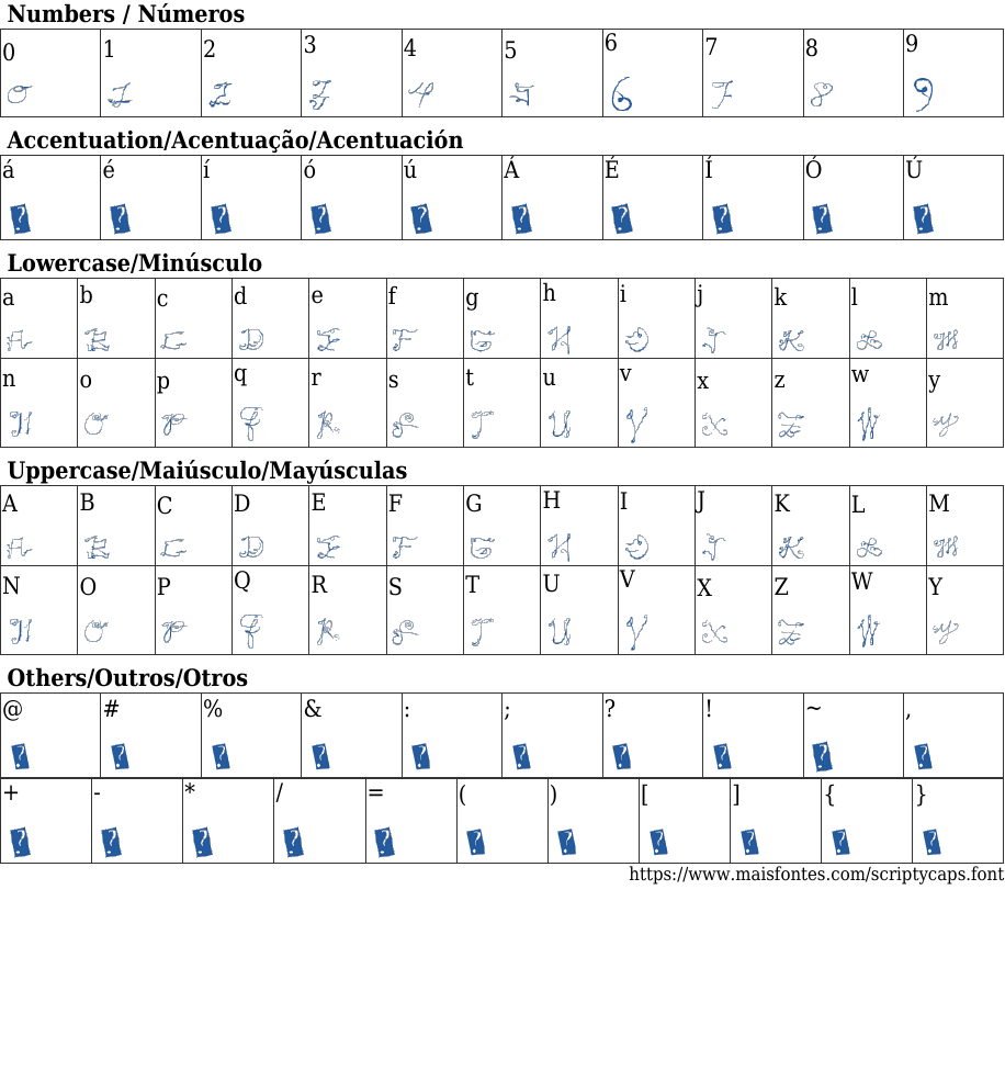 Scripty Caps: Free Font Download | MaisFontes
