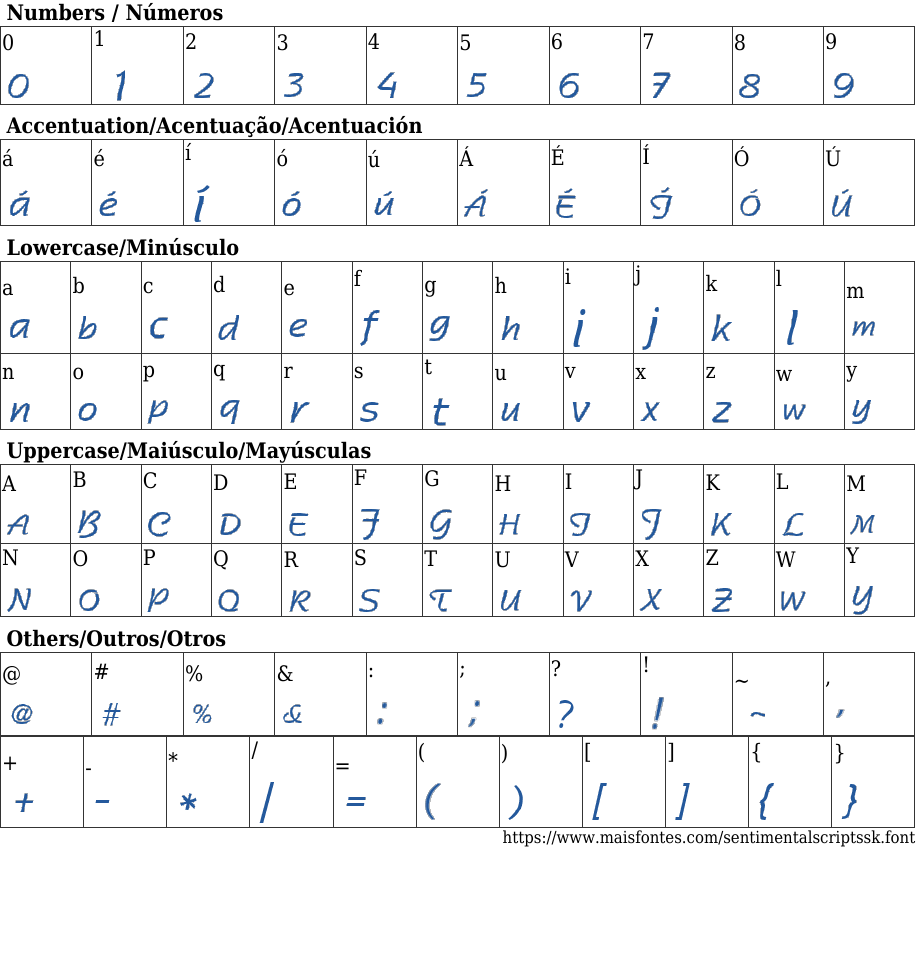 Sentimental Script SSK: Baixar Fonte Grátis | MaisFontes