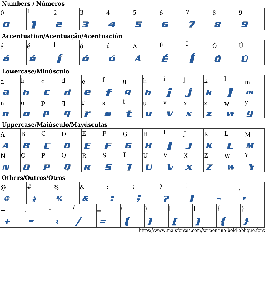 Serpentine Bold Oblique Free Font Download MaisFontes