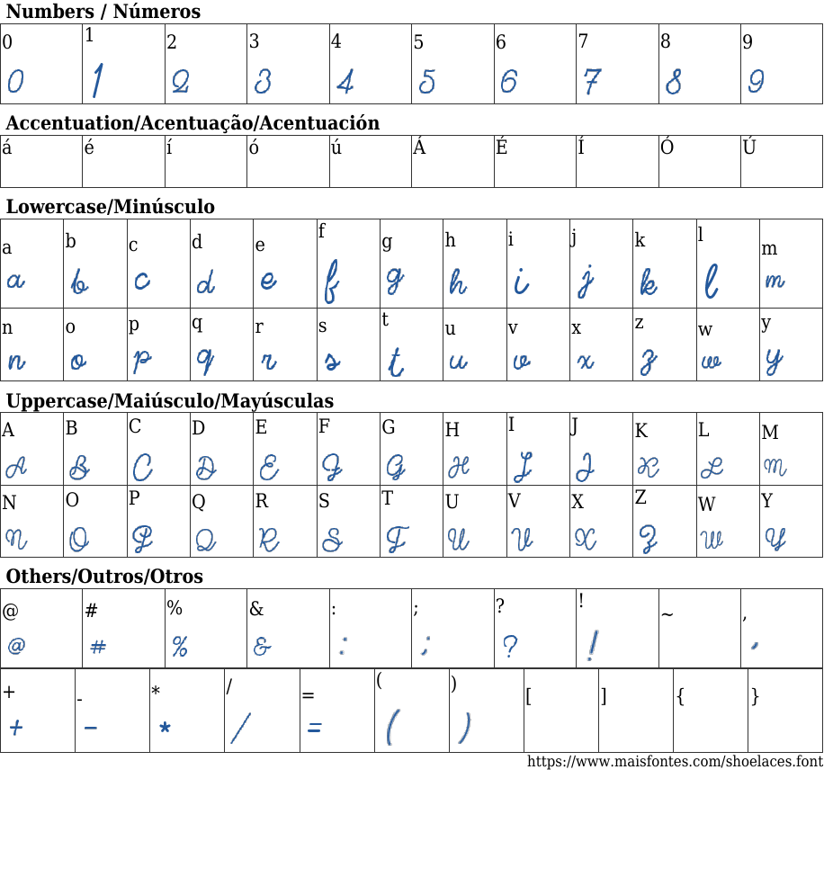 Shoelaces Free Font Download MaisFontes