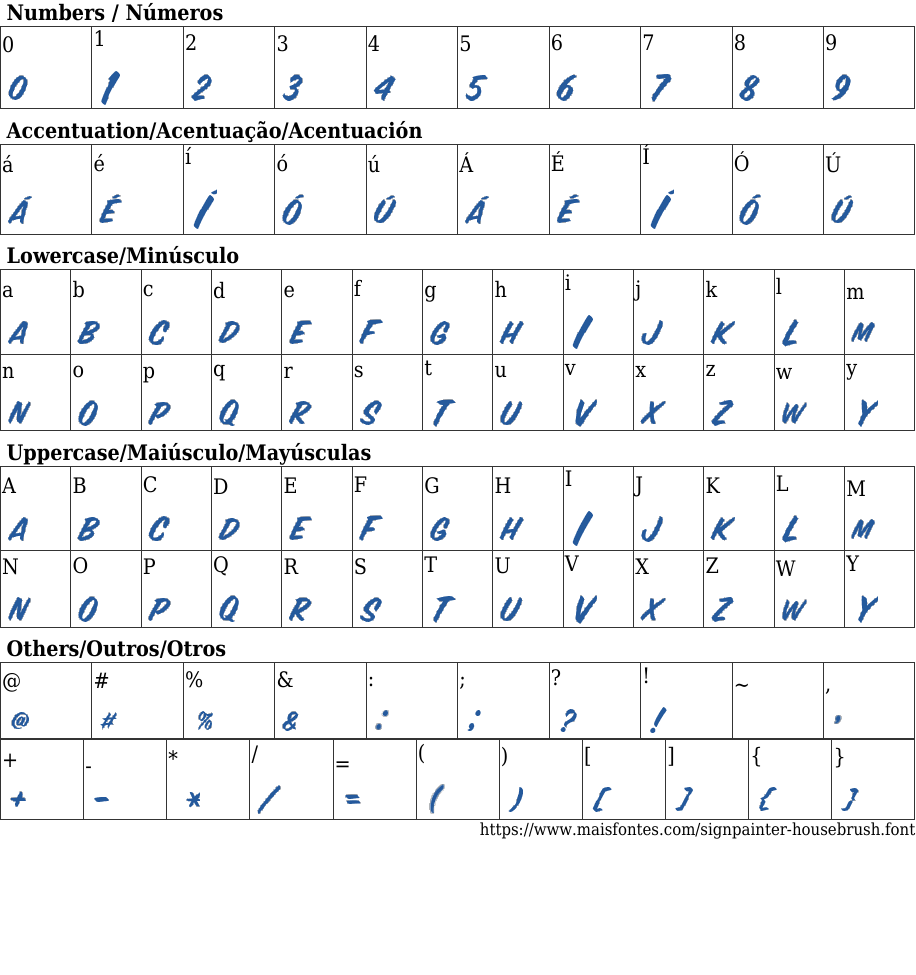 SignPainter House Brush Free Font Download MaisFontes