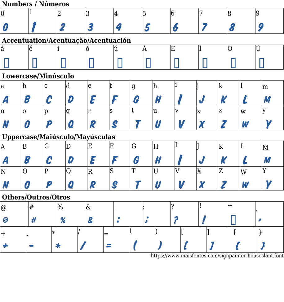 SignPainter House Slant Free Font Download MaisFontes