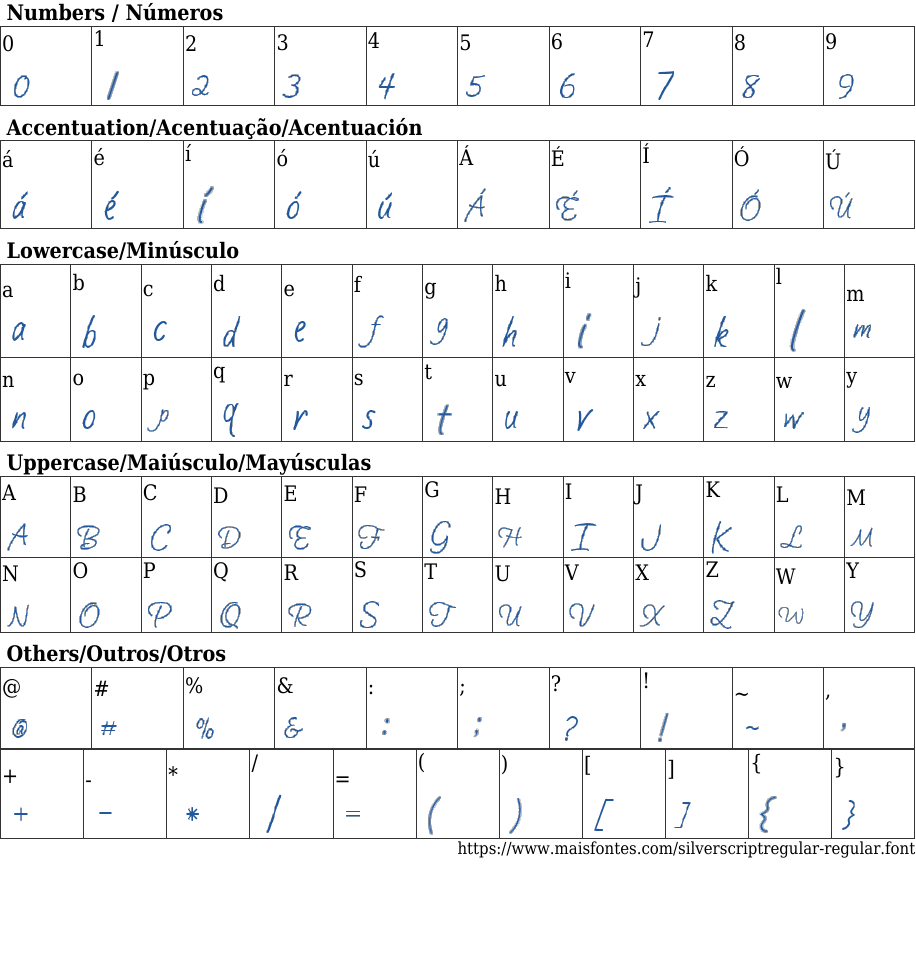 SilverScript Regular: Baixar Fonte Grátis | MaisFontes