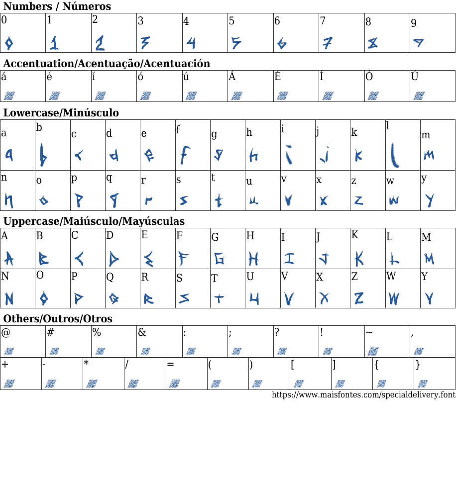 Special Delivery Free Font Download MaisFontes