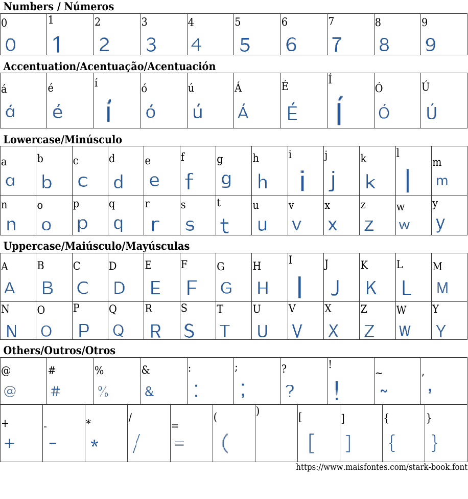 Stark Book Font: Free Download | MaisFontes