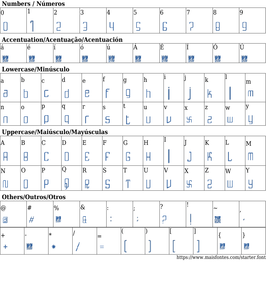 STARTER Free Font Download MaisFontes