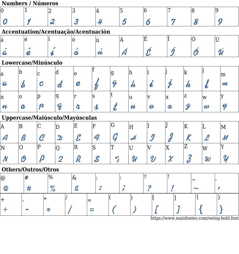 Swing Bold Free Font Download MaisFontes