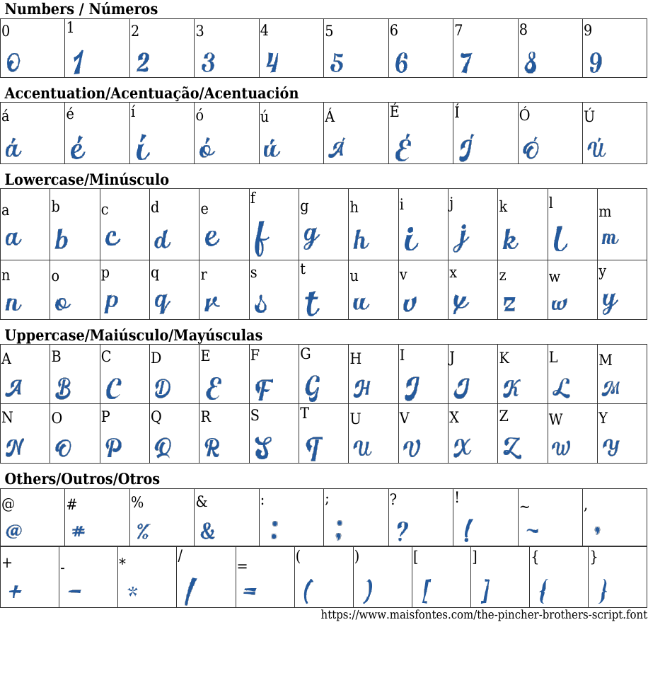 The Pincher Brothers Script Font: Free Download | MaisFontes