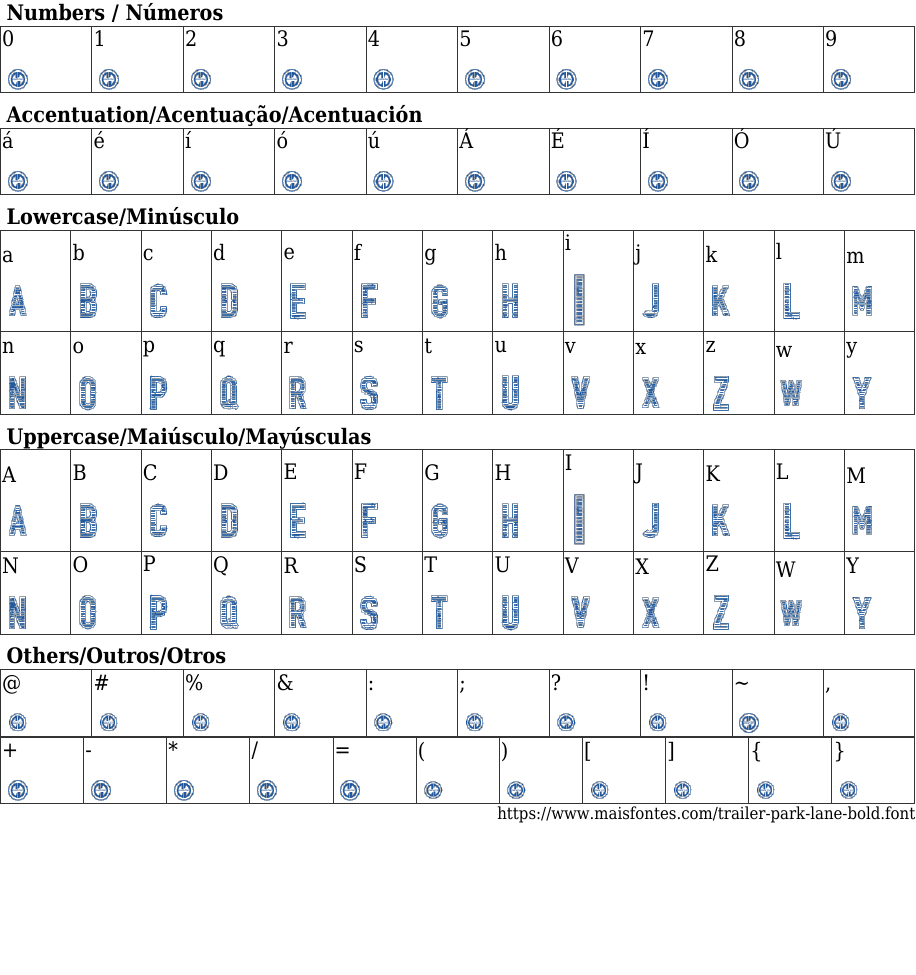 Trailer Park Lane Bold Baixar Fonte Grátis MaisFontes