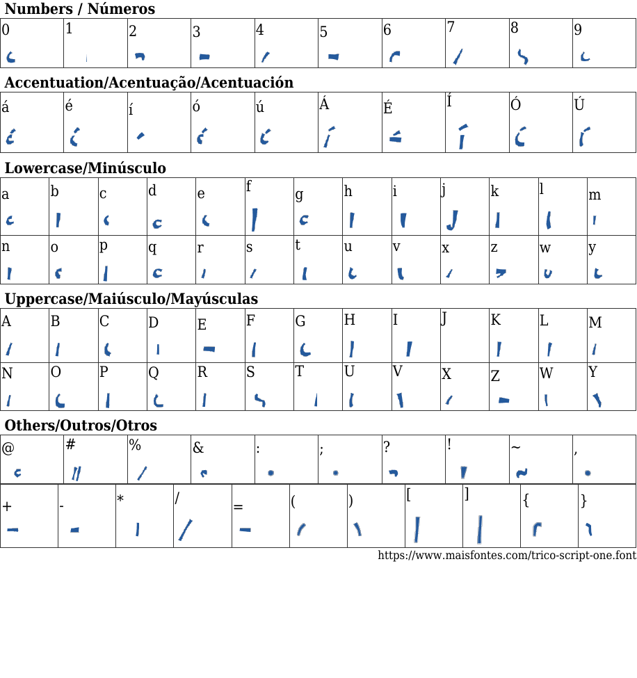 Trico Script One: Free Font Download | MaisFontes