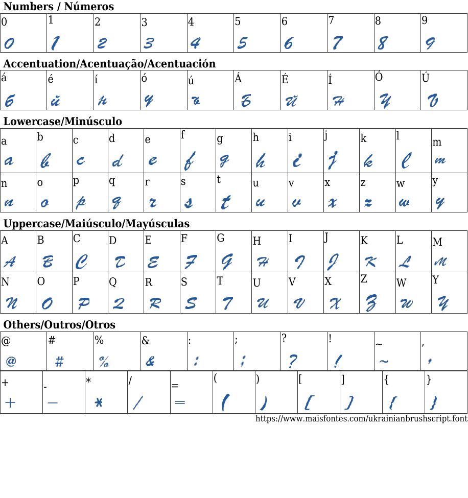 Ukrainian Brush Script Free Font Download MaisFontes