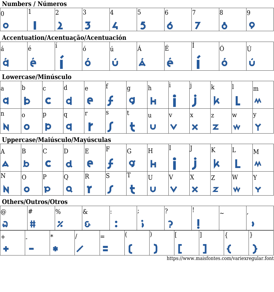 Variex Regular Free Font Download MaisFontes