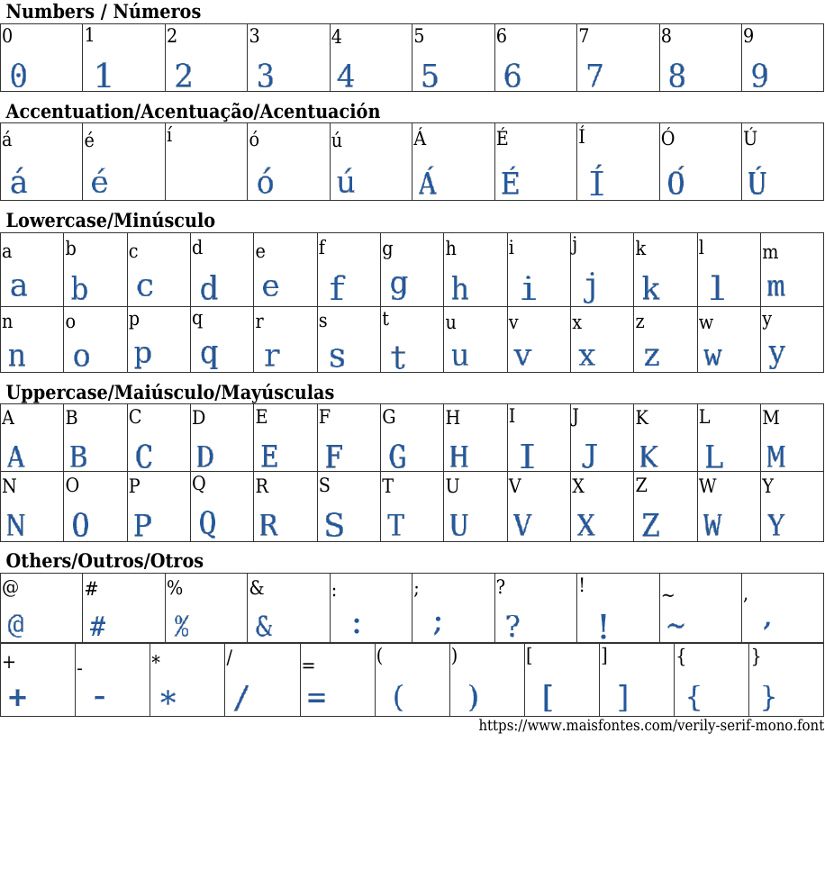 Verily Serif Mono Baixar Fonte Grátis MaisFontes