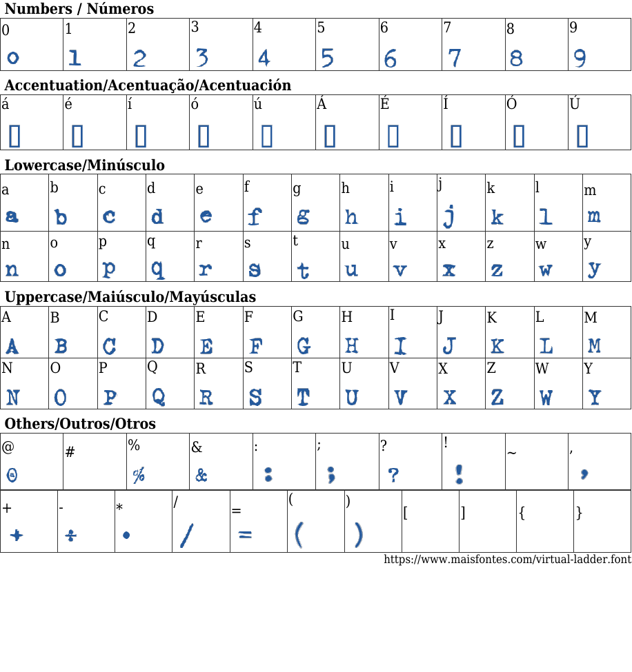 Virtual Ladder: Free Font Download | MaisFontes