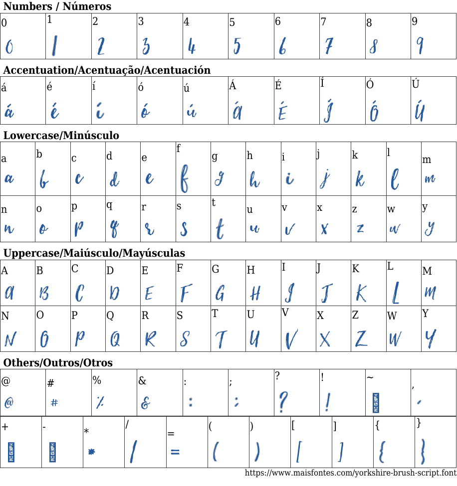Yorkshire Brush Script Free Font Download MaisFontes