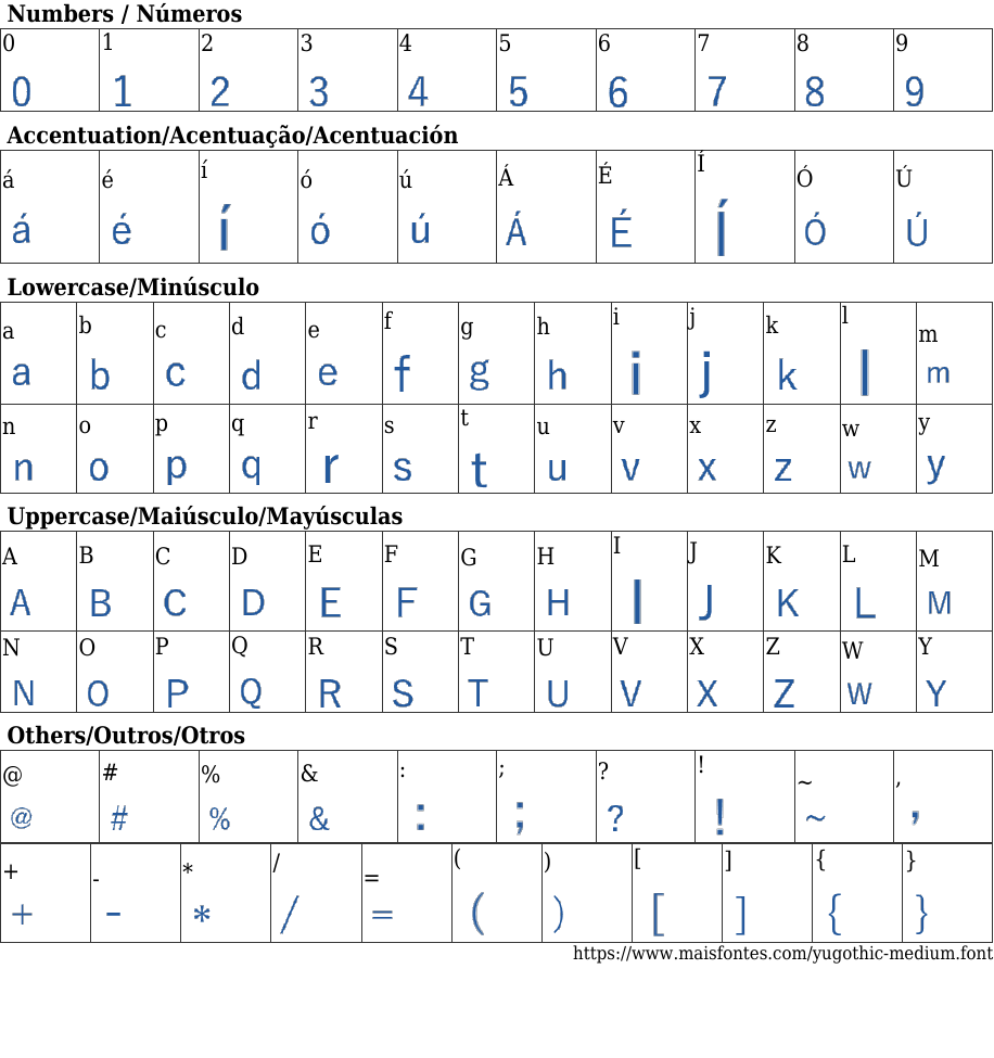 Yu Gothic Medium Free Font Download MaisFontes