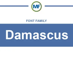Damascus Bold: Free Font Download | MaisFontes