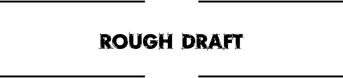 Rough Draft: Free Font Download | MaisFontes