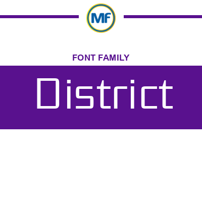 Download District Fonts | MaisFontes