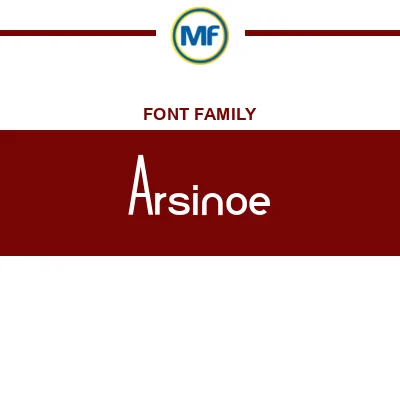 Download Arsinoe Fonts MaisFontes