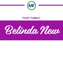 Belinda New Regular: Download Free Font MaisFontes