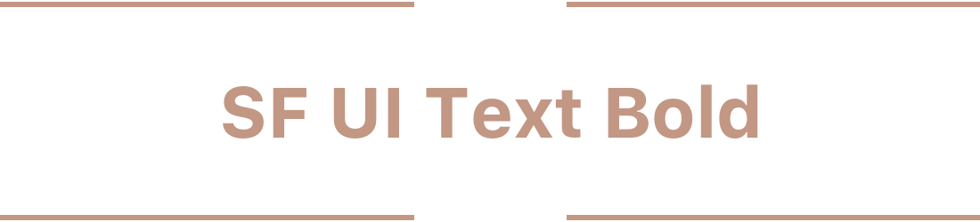 Download SF UI Text Bold Fonts | MaisFontes