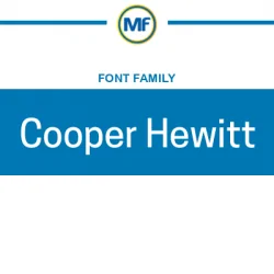 Cooper Hewitt Bold: Free Font Download | MaisFontes