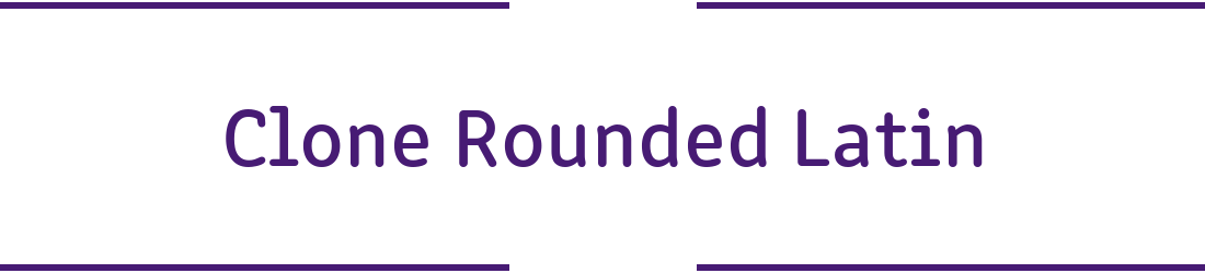 Clone Rounded Latin: Download Free Font | MaisFontes