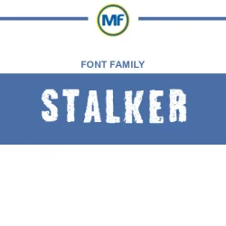 Завантажити шрифт Stalker | MaisFontes