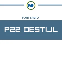 P22 DeStijl Regular: Free Font Download | MaisFontes