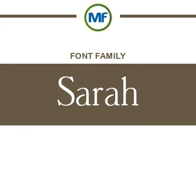 Download Sarah Fonts | MaisFontes