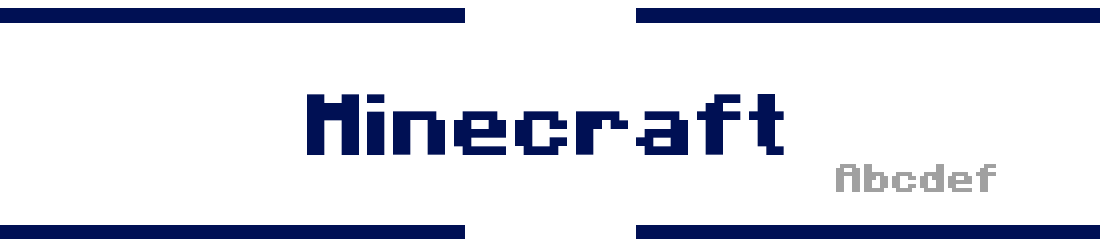 Minecraft Bold Font: Free Download | MaisFontes