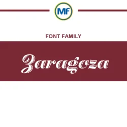 Zaragoza Std: Free Font Download | MaisFontes