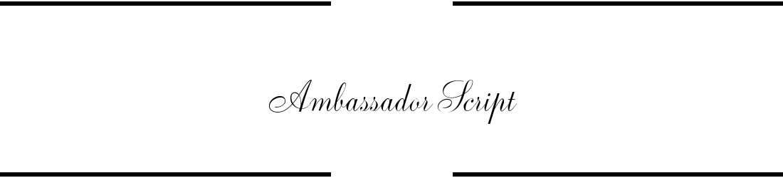 Ambassador Script Font: Free Download | MaisFontes