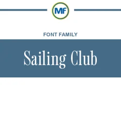 Sailing Club Regular: Free Font Download | MaisFontes