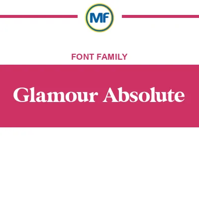 Glamour Absolute Font Family: Download Free | MaisFontes
