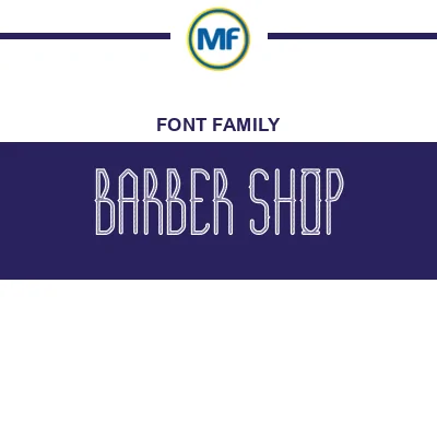 Barber Shop Font Family: Free Download | MaisFontes