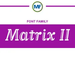 Matrix II Bold Font: Free Download | MaisFontes