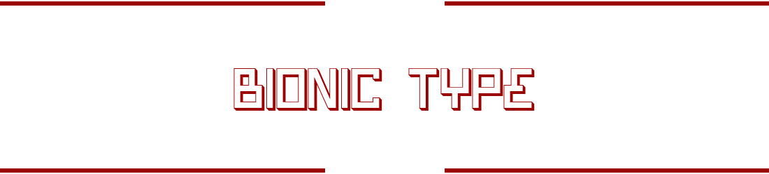 Bionic Type Bold: Free Font Download | MaisFontes