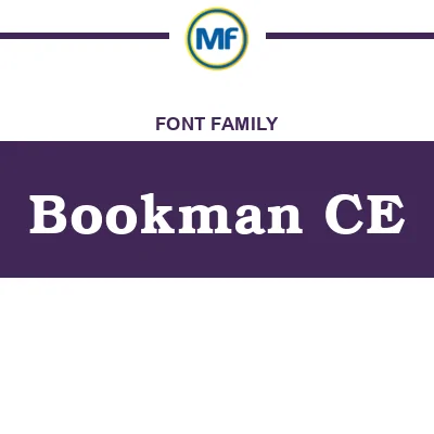 Bookman CE Font Family: Download Free MaisFontes