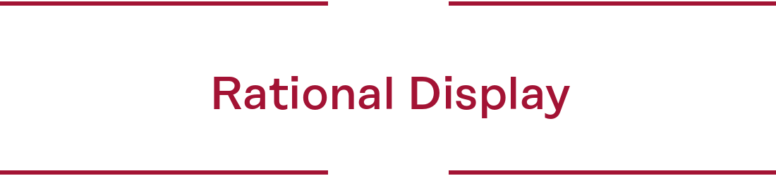 Rational Display ExtraBold: Baixar Fonte Grátis | MaisFontes