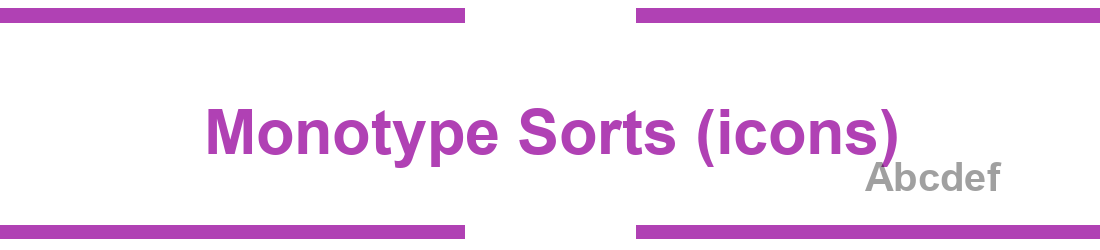 Monotype Sorts: Free Font Download | MaisFontes