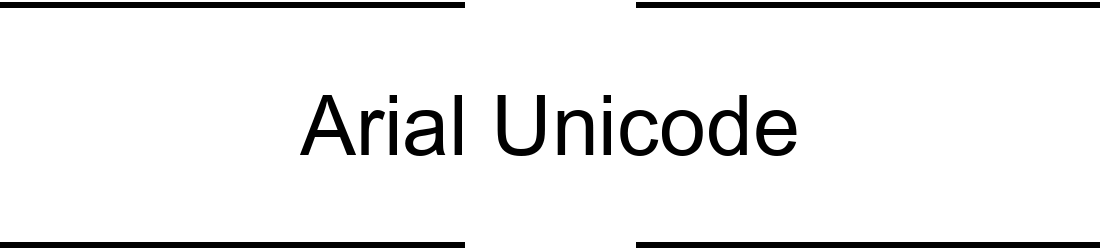 Arial Unicode MS Font: Free Download | MaisFontes