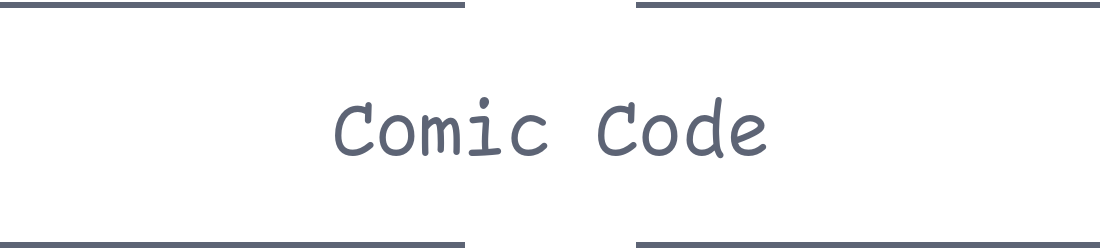 Comic Code Bold Font: Free Download | MaisFontes