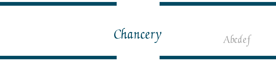 Chancery Font: Free Download | MaisFontes