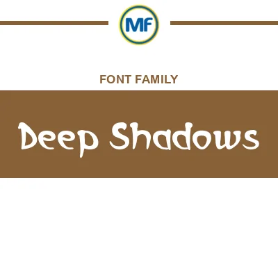 Deep Shadows Font Family: Free Download | MaisFontes