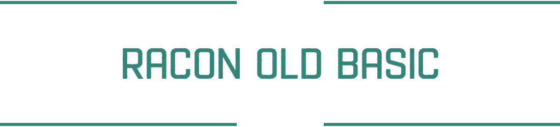 Racon Old Basic Bold: Download Free Font | MaisFontes