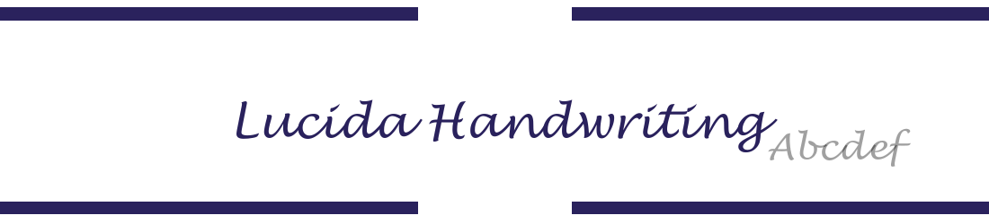 Lucida Handwriting: Download Free Font | MaisFontes