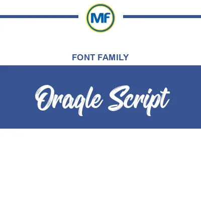 Download Oraqle Script Fonts | MaisFontes