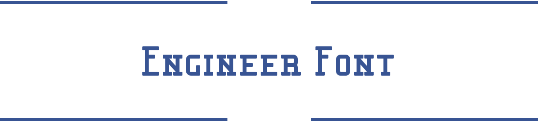 Engineer Font Base Font: Free Download | MaisFontes